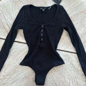 black bodysuit